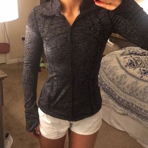 Lululemon Define Jacket Heather Gray black